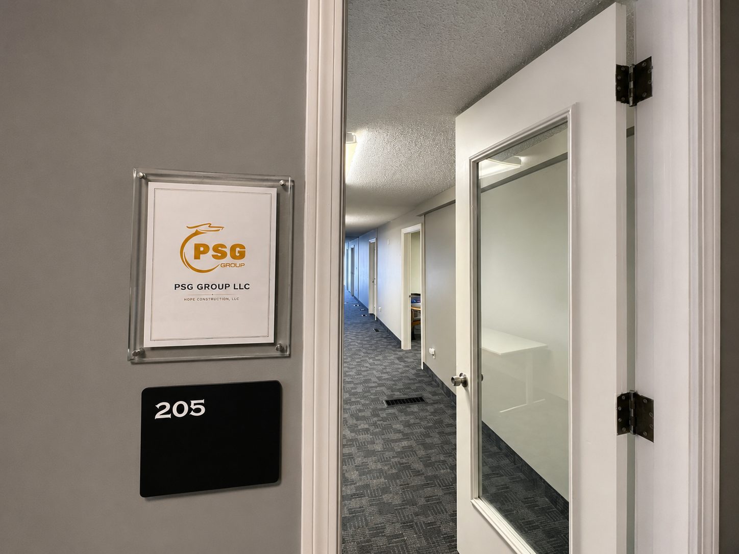 PSG Group LLC suite entrance